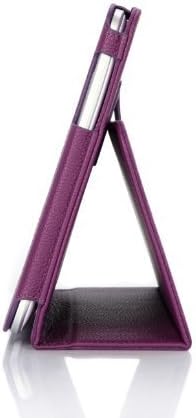 SupCase Slim Fit Folio Leather Tablet Case Cover for Samsung Galaxy Note 10.1-Inch N8000, Purple (S8000-62A-PL)