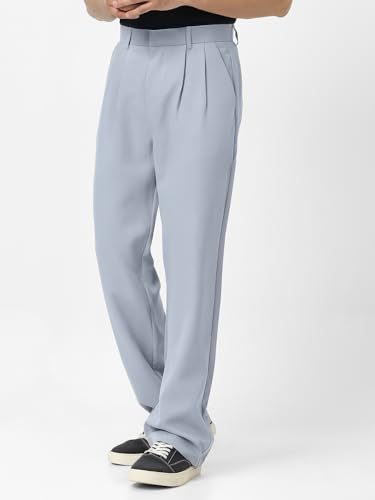 Image of Urbano Fashion Men's Loose Baggy Fit Solid Korean Pants Stretchable