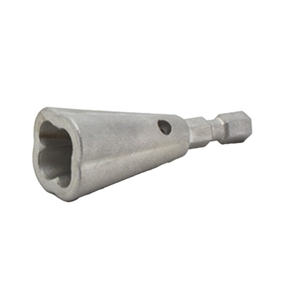 Littimoon 1 PCS Wire Twister Tool for Drill, Automatic Wire Twisting and Stripping Tool Silver-Gray Electronic Drill Wire Stripper and Twister Twist Wire Connector Socket