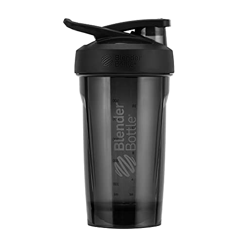 BlenderBottle プロテインシェイカー ストラーダ トライタン 24オンス 710mL おしゃれ シェイカー Strada Tritan 24oz ブラック C04298 Black