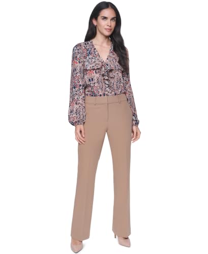 Image of Tommy Hilfiger Solid Sutton Boot Leg Trousers