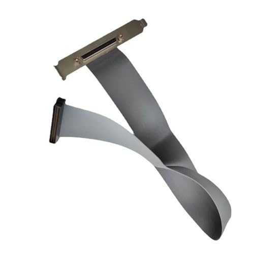 PCL-10150-1.2E IDC-50 Flat Cable, 1.2m, SCSI Cable with Centric-Male 50-pin Connector x 2