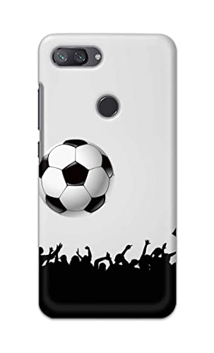 Image of Printed Hard Back Cover Case for Mi 8 Lite | Mi 8 Youth | Mi 8X Back Cover (Football Icon) -702
