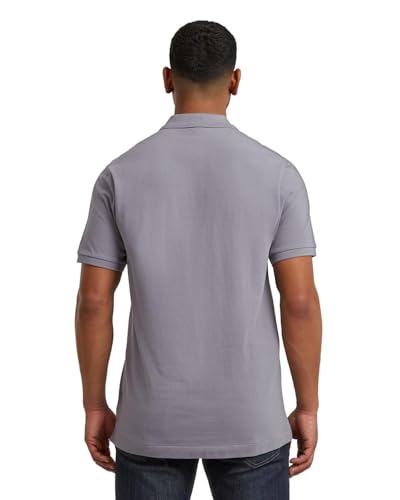 G-STAR Raw C.V. Men's Dunda Overdyed Slim Polo Shirt, Gray, Large 2