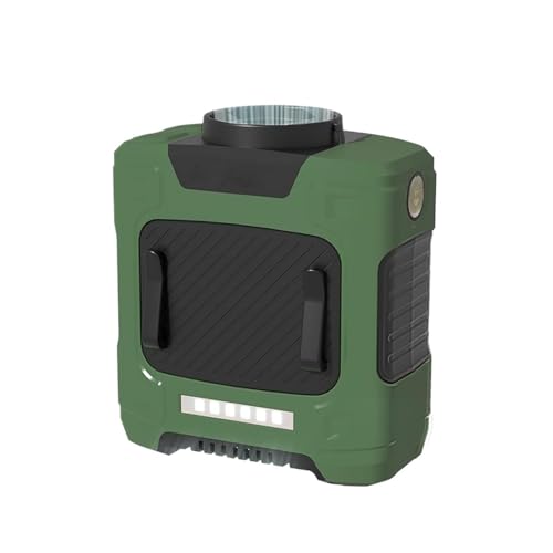 �E�G�X�g�t�@���x���g�t�@���A10000mAh�o�b�e���[�t���|�[�^�u���N���b�v�t�@���A24���Ԉȏ�̉ғ����ԁALED���C�g3�i�K�X�s�[�h�A��ƌ���A�_�ƁA�ނ�p �����Ԃ̃o�b�e���[�쓮(Green)