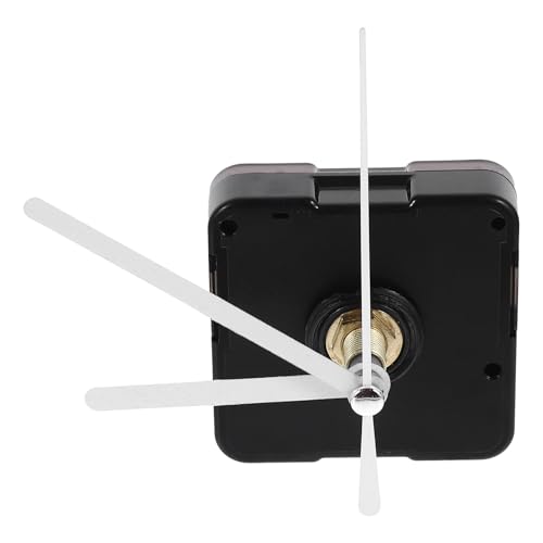 HOMSFOU Mecanismo de movimiento de cuarzo con manecillas de reloj de plástico, kit de repuesto para sin marco