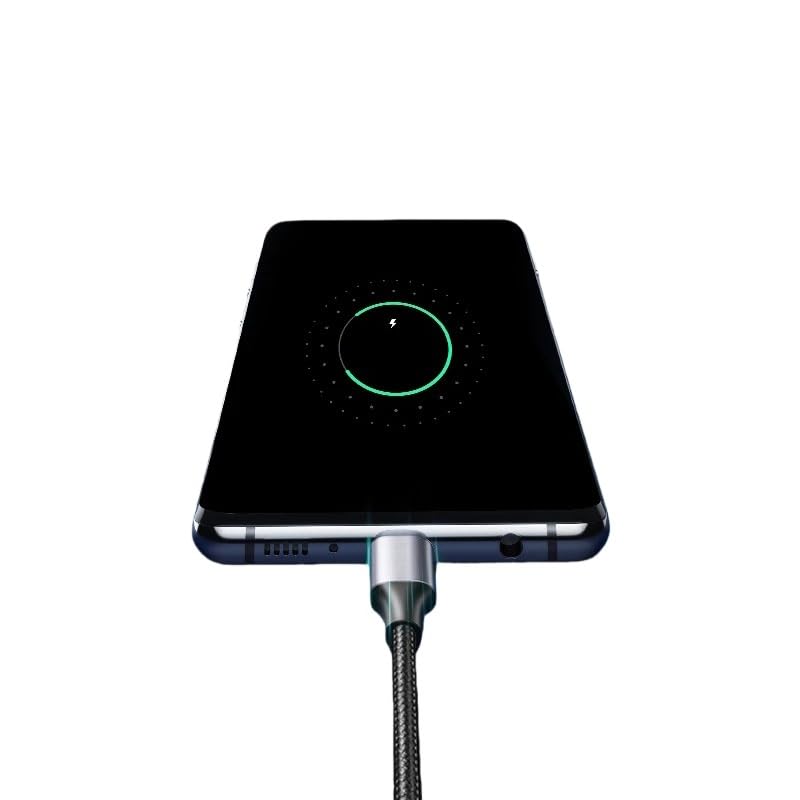 Cable USB C a USB C PD100W cable de carga*/ing (1,5 m, 100 W gris Striaght)