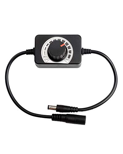 NICREW Aquarium LED Light Dimmer, Easy Plug Dimmer Switch for 12 and 24-Volt LED Strip