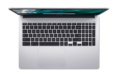 Image of acer Chromebook 315 15.6 inch inch FHD Laptop for Students, Intel Celeron N4500 Processor, 4GB RAM, 64GB eMMC + 128GB SD Card, WiFi 6, Up to 10 Hours of Battery Life, HDR Webcam, Type-A&C, Chrome OS, Silver