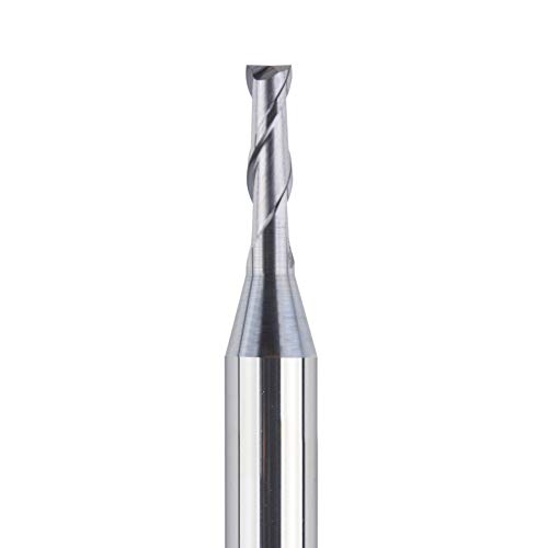 Spetool M03006 5Pcs 2-Flute Flat Nose Carbide End Mill 1/16 Inch Cutting Dia Upcut Router Bits Cutter 1/8 Inch Shank Cnc Machine Tools thumb #2
