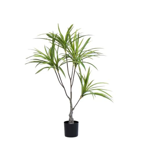人工観葉植物 大きい 本物そっくり 目隠し フェイクグリーン 大型 ドラセナ ホームオフィス用ユッカツリー フェイク グリーン 本物 そっくり光触媒観葉植物(100cm)
