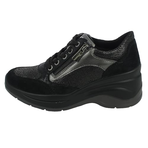 IGI&CO Baskets Alte en cuir premium italien pour femme moderne exigeante