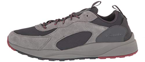 Columbia Men's Pivot WP, Shark/Red Element, 7.5