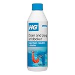 HG Drain and Plug Unblocker | Clears Blocked Sinks & Showers | 500ml