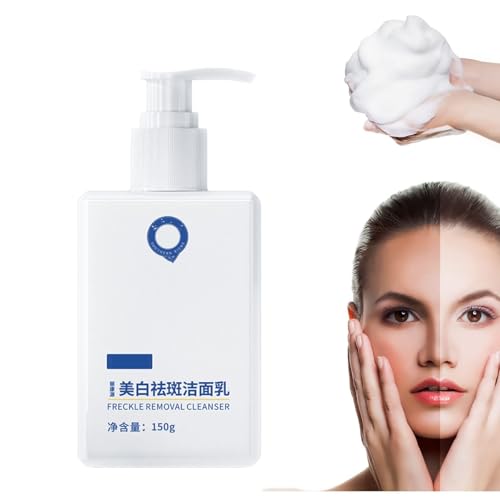 Limpiador Facial Blanqueador y Antiimperfecciones, Limpiador Facial Blanqueador con Niacinamida, Control Profundo de Grasa, Limpia los Poros en Profundidad, Hidrata y Nutre