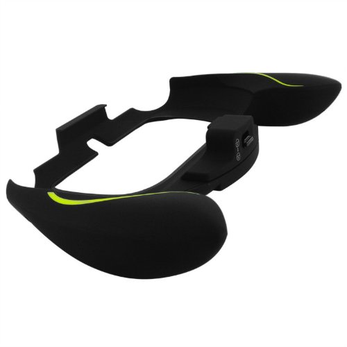 eForBuddy High Performance Gaming Hand Grip for Sony Ps Vita, Black with Yellow