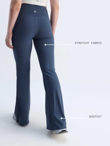 Image of CAVA Extra Tall Hourglass Flared Leggings for Women | V Waistband, Anti Camel Toe Design, Extra Tall Fit, Flared Bottoms, Deep Pockets, Sculpting Stretch Fabric