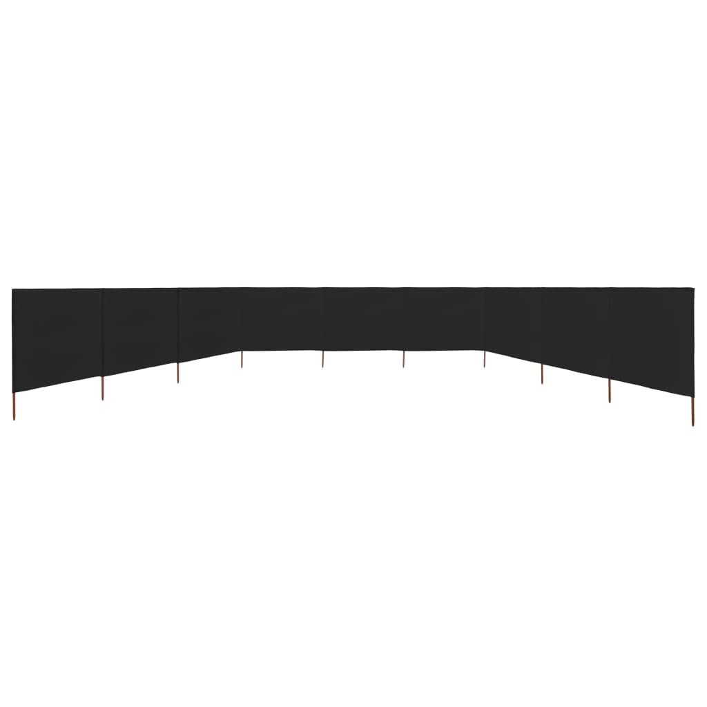 Brise-vent pliable en 9 pièces - 1200 x 160 cm - Pour la plage - En tissu non tissé de qualité supérieure et durable - Brise-vue - Pour jardin, plein air, camping, parc - Pour protéger contre