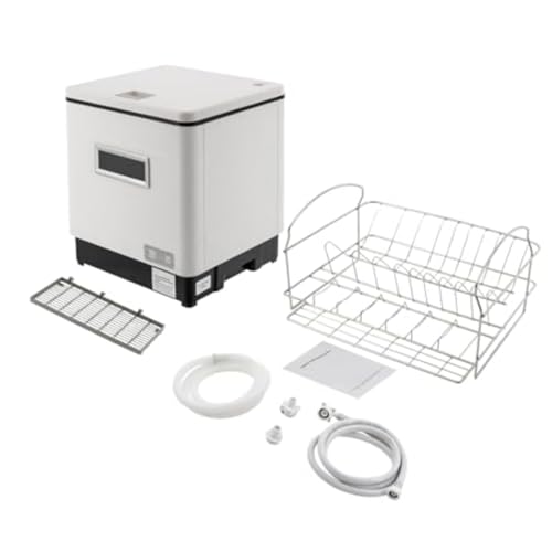 DAOHHFO Mini Geschirrspüler Freistehender Tischgeschirrspüler Maximales 60L, 70° Hochtemperaturreinigung Schnelltrocknung Ausgestattet mit Zu- & Abflussrohren, für Hausgebrauch EU-STOCK 7 DAOHHFO Mini Geschirrspüler Freistehender Tischgeschirrspüler Maximales 60L, 70° Hochtemperaturreinigung Schnelltrocknung Ausgestattet mit Zu- & Abflussrohren, für Hausgebrauch EU-STOCK