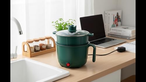 Image of Electric Multipurpose Pot, 1.5L, Non-Stick Interior Multipurpose Electric Kettle with Ceramic Coating | 600W Portable Electric Kettle | Multi Kettle for Water, Milk, Egg, Tea, Coffee, Hostel