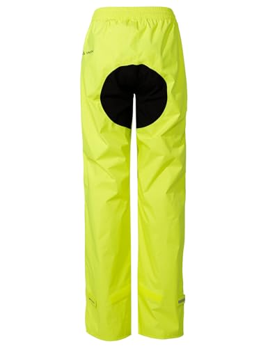 VAUDE Regenhose Damen Drop Pants II, wasserdicht, leicht, neon Yellow, 38 – Ansicht 3