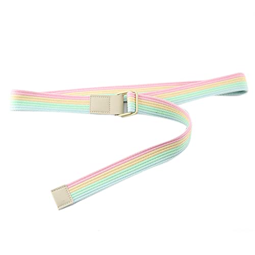 appuivbt Canvas Belt Student Waist Belt Colorful Decorative Belts Canvas Waistband Buckle Waist Strap Jeans Belt