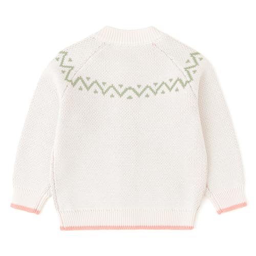 Image of Simplee kids Baby Sweater Toddler Girls Cardigan Sweater Embroidered Strawberry Knit Sweater