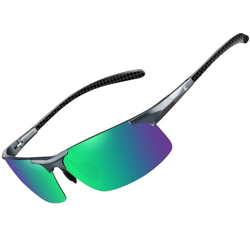 Image of BIRCEN Carbon-Fiber Polarized Sunglasses for Men: 0.74 oz & UV Protection