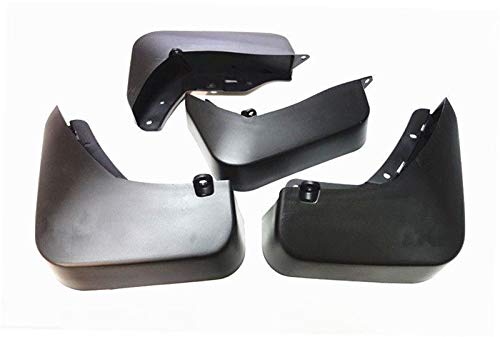SYJY-SHOP Faldones de Coches nuevos - ambientalmente Material Materiales respetuosos con el Software no Solamente for la Q3 Los estertores 2015-2018 - Mud Flaps Auto Accesorios Auto Full Set 4 PC /