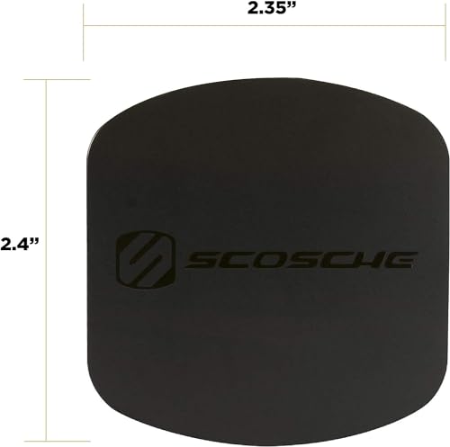 Image of Scosche MAGRKXLI MagicPlate XL Replacement Plates for Mount Holders - Black