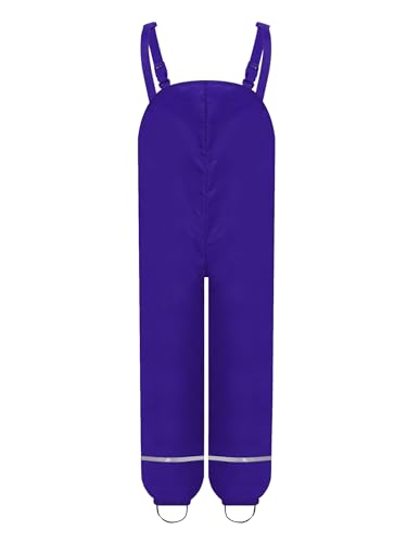 renvena Kids Boys Girls Cycling Rainpants Water Resis Tant Overalls Trousers Rain-Proof Toddler 1-8 Years2