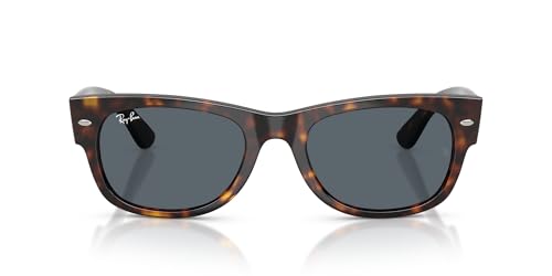 Ray-Ban (���C�o��) �T���O���X MEGA WAYFARER II ���j�Z�b�N�X �t���[��/�n�o�i (HAVANA) �����Y/�N���X�^���u���[�O���[ (BLUE) �����Y��55mm 0RB0832SF