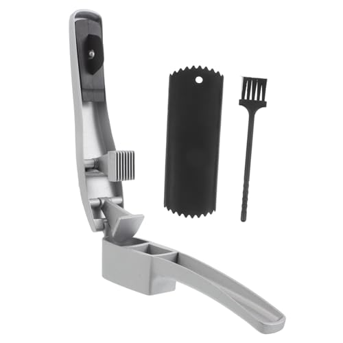 OFFSCH 1 Set Garlic Press Set with Peeler and Brush Kitchen Gadget for Efficient Garlic Mincing and Slicing Kitchen Tool for Culinary Enthusiasts