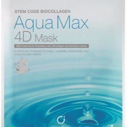 SERAZENA Aqua Max 4D Facial Mask (Stem Code Bio-collagen Mask) Hydrates, moisturizes and increases firmness. Made in Korea by sewon-cellontech