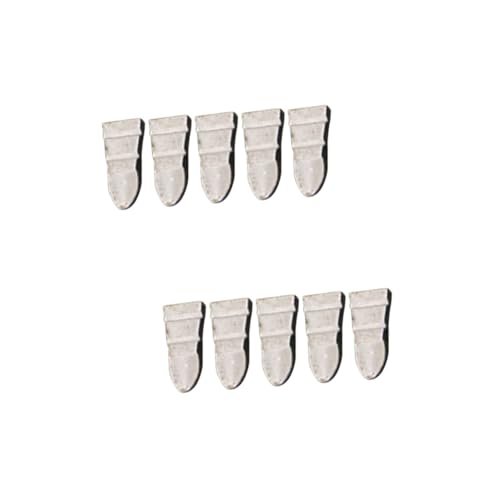 BUTIFULSIC 10 Pcs Hammer Wedge Bay Compact Hammer Adapter Handle Connector Hammer Handle Fixers Taper Wedge for Hammer Handle Wedge Kit Handles Safety Wedge Reinforce Accessories Steel Silver