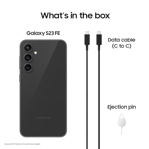 Image of Samsung Galaxy S23 FE 5G, US Version, 128GB, Black - Unlocked (Renewed)
