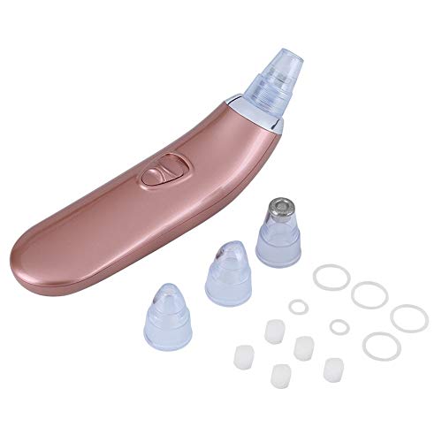 Dingln Limpiador de Poros y Puntos Negros, Limpiador facial eléctrico con Cuatro puntas de vacío - Belleza Mujer Facial
