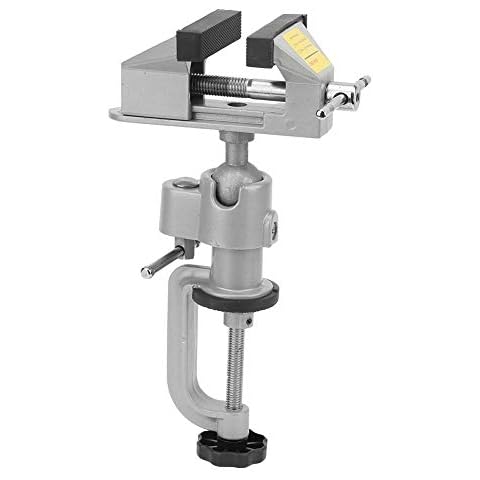 Tornillo de banco universal giratorio de 360 grados de mesa Oumefar Cover