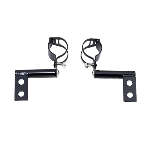 Soporte de luz auxiliar para motocicleta en horquillas de 28mm a 41mm robusto