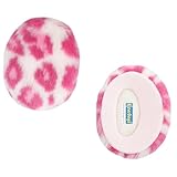 Earbags Ohrenwärmer Fashion, Kunstfell Spotted Weiß Pink, M