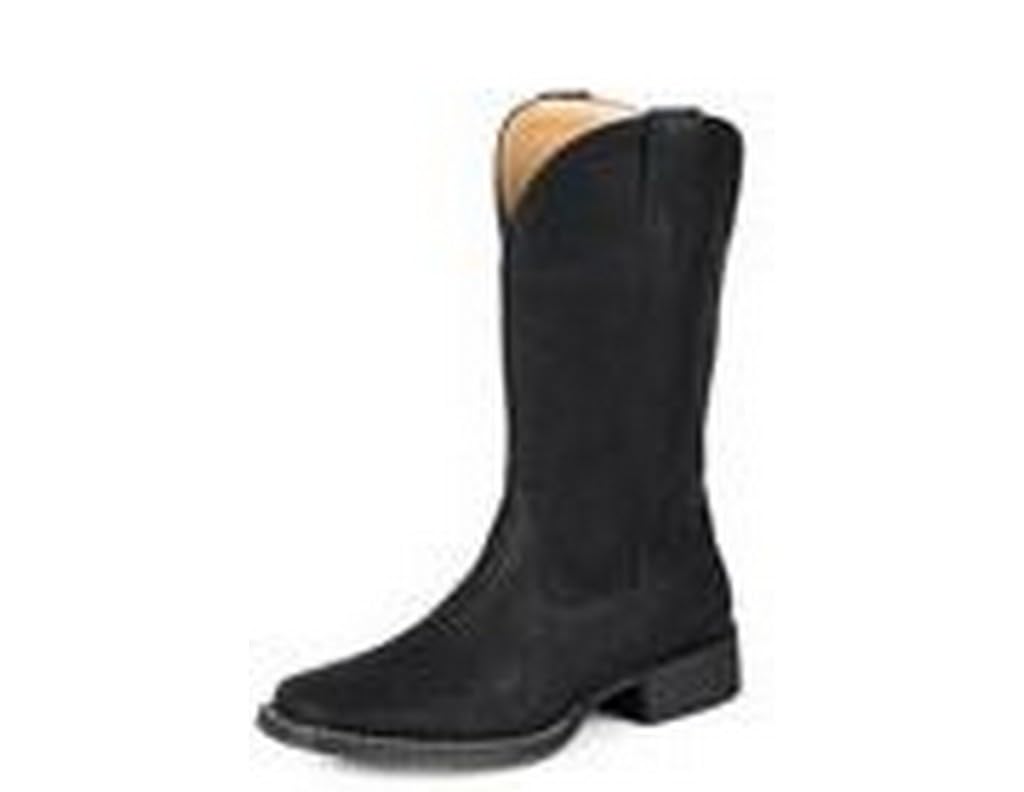 ROPER Western Boots Womens Riley Square 8 B Black 09-021-1903-3740 BL