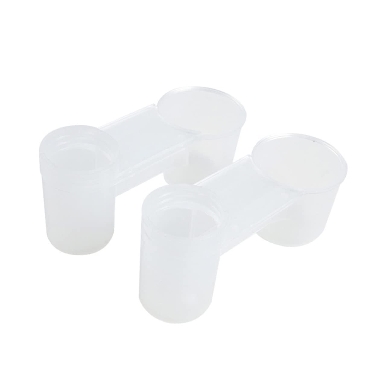 BCOATH 20pc Double-Port Bird Waterer Pet Drink Dispenser Outdoor Pigeon Water Feeder Easy- Parrot Pigeon Drinker