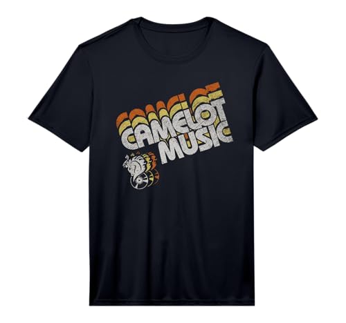 Mens Camelot Music Retro Vintage Performance T-Shirt