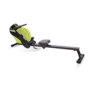 Stamina ATS Air Rower Machine with Smart Workout App – Foldable Rowing Machine with Dynamic Air Resistance for Home Gym Fitness – Up to 250 lbs Weight Capacity