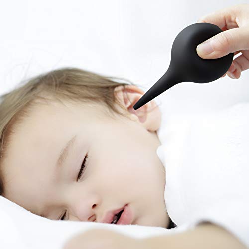 Large Ear Syringe Bulb, Tukuos 60ml Rubber Hand Bulb Syringe Ear Washing Cleaning Squeeze Bulb for Kids Adults (Black) - Thumbnail 4