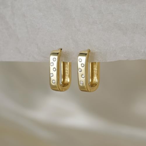 Boucles cerceau diamant argent pour briller au quotidien