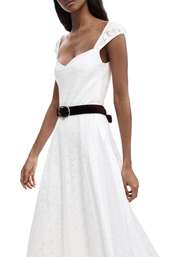 Desigual Femme Robe midi brodée.