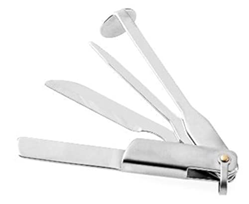 GERMANUS Couverts à pipe en métal argenté