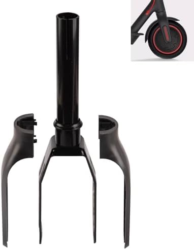 Front Fork Replacement for M365/M365PRO, Aluminum Alloy Electric Scooter Fork with Plastic Cover White, Anti-Wobble & Easy Install
