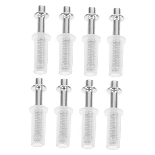 Kit de herrajes para puerta plegable de 8 piezas, bisagras para puerta corrediza, hardware para clóset, cierre fácil, metal, instalación DIY miniatura 1
